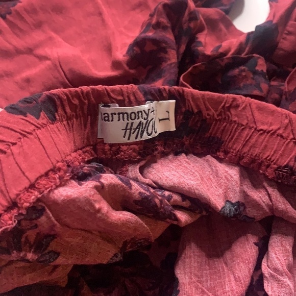 Harmony + Havoc Gypsy Wrap Style cropped pants large - Picture 4 of 5